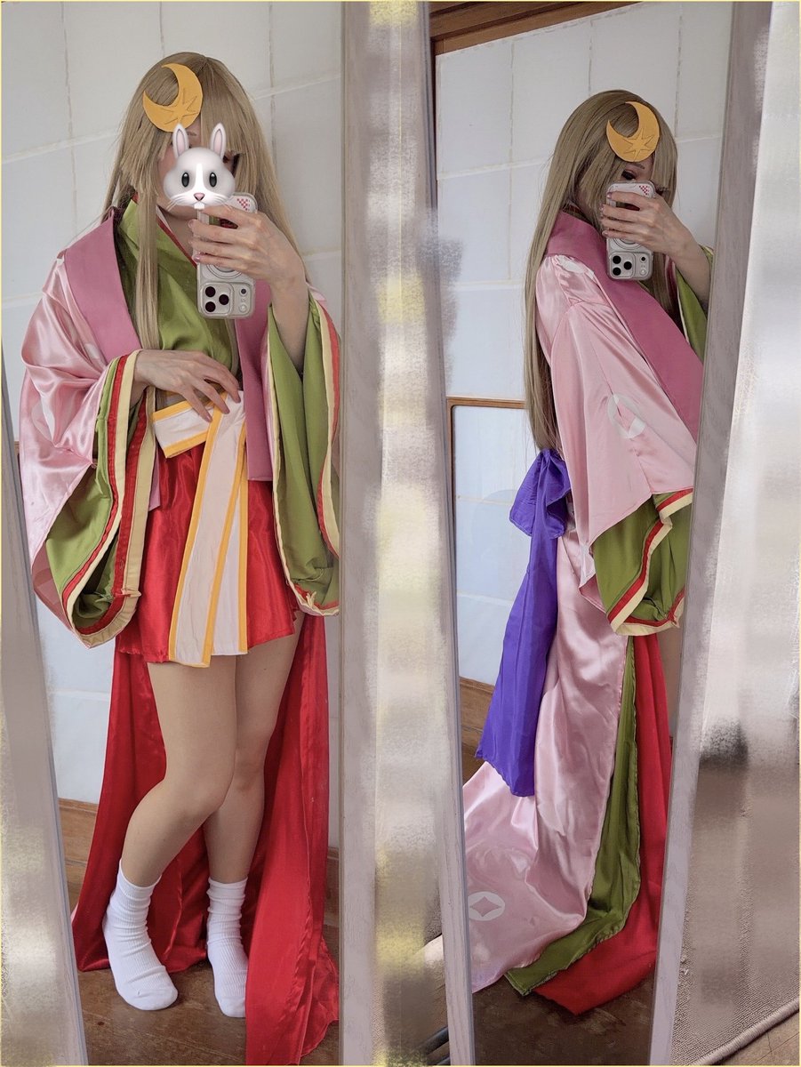 sakuya_0801's tweet photo. ⚠️コスプレ⚠️cos
超かぐや姫！ かぐや/かぐや姫

かぐやコスしたくて２、3ヶ月くらいかけてコツコツ作った〜🐰🎋💗💗💗
通常も姫衣装も大好き過ぎて2着作りましたん🥰🥰 https://t.co/H0Mjj9aZz2