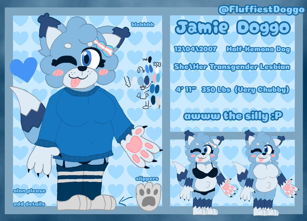 DoggoFluffiest's tweet photo. new pinned cuz i made ref https://t.co/riuCugicwO