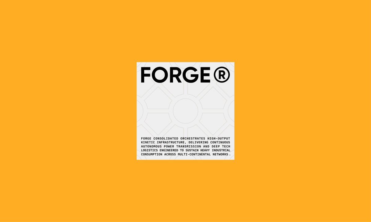 anik8km's tweet photo. Visual identity system for Forge https://t.co/L3bKXVDkXn