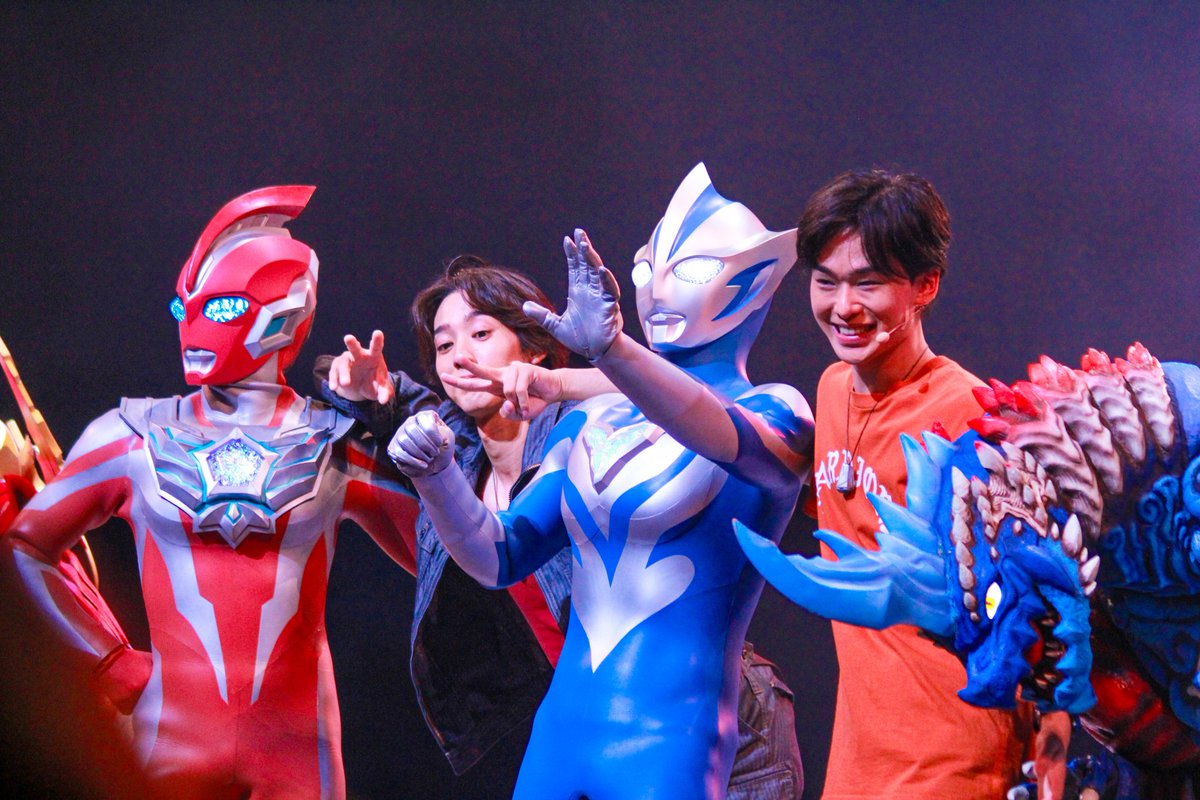 gr_9__'s tweet photo. みんなかっこよかった❤️💙

#ウルトラヒーローズTHELIVE 
#ウルトラマンオメガ https://t.co/oF7UkvvTDb