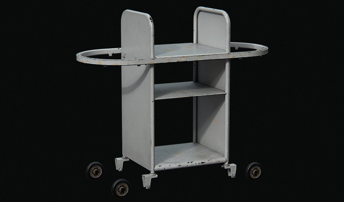 yaliili's tweet photo. Medical cart final result.
#b3d #props https://t.co/1OXC396lAD