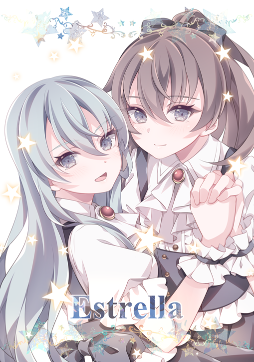 kukimaru666's tweet photo. 【神戸新刊告知】 
「Estrella」 
B5/12P/フルカラーイラスト本

可愛い女の子には、かわいい服を着せたい！
…というわけで、艦娘達にフリルとリボンでおめかししてもらいました！
全ページ、気合の描きおろしです！

掲載キャラ
鈴谷、熊野、鹿島、山風、マエストラーレ、グレカーレ、リベッチオ、シロッコ、ポーラ、ザラ、五月雨

 #フリートドック改