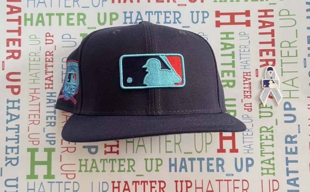 Hatter_up's tweet photo. My Hat of the Day is 2023’s Fathers Day onField hat that the Umps wore there will be no onfield caps again this year I guess they ran out of ideas but this color way was 🔥 @MLB @MLBUA #Umpires #Neutral #Blue #Logo #FathersDayCap #FittedHatSociety #HatCollector #UnitedByCaps https://t.co/i3W37Qiy4i
