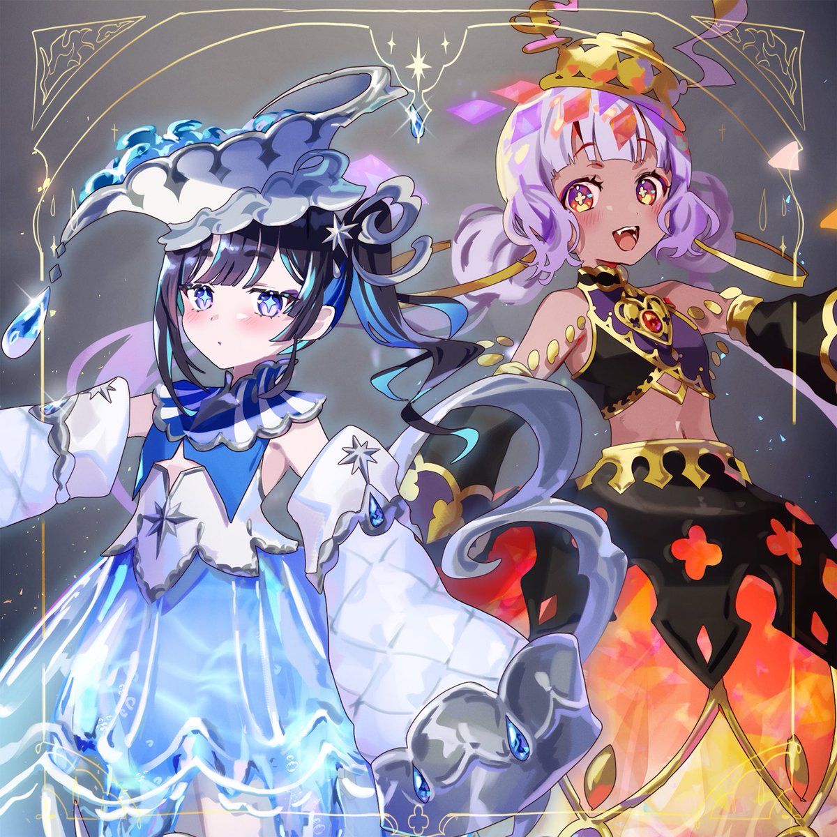 「【お知らせ】 ポケコロツイン × pixiv イラストコンテストにて ありがたい」|ピヨりな(しばらく低浮上)のイラスト