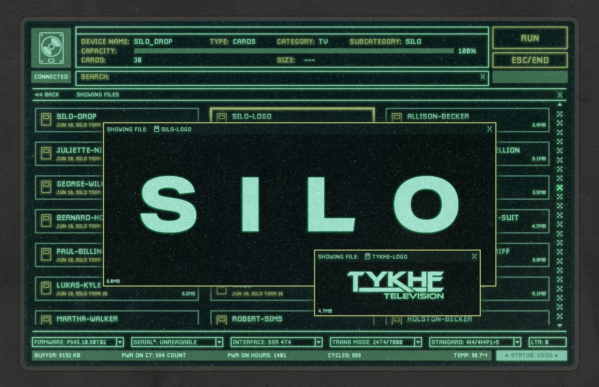 titleproblems's tweet photo. And now Silo, just in time before the new season in July!

I was getting seriously lost and disoriented in this photoshop file by the end lol. 289 layers and 95 groups! https://t.co/uR4hNZjGF6