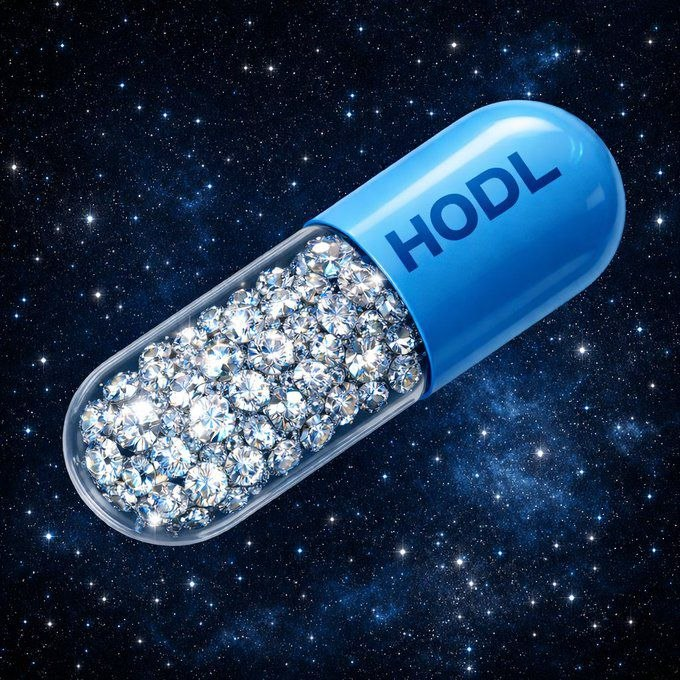 hodl2013's tweet photo. GHODL. Have you taken your daily dose of HODLamin? https://t.co/N6iC5Eict3