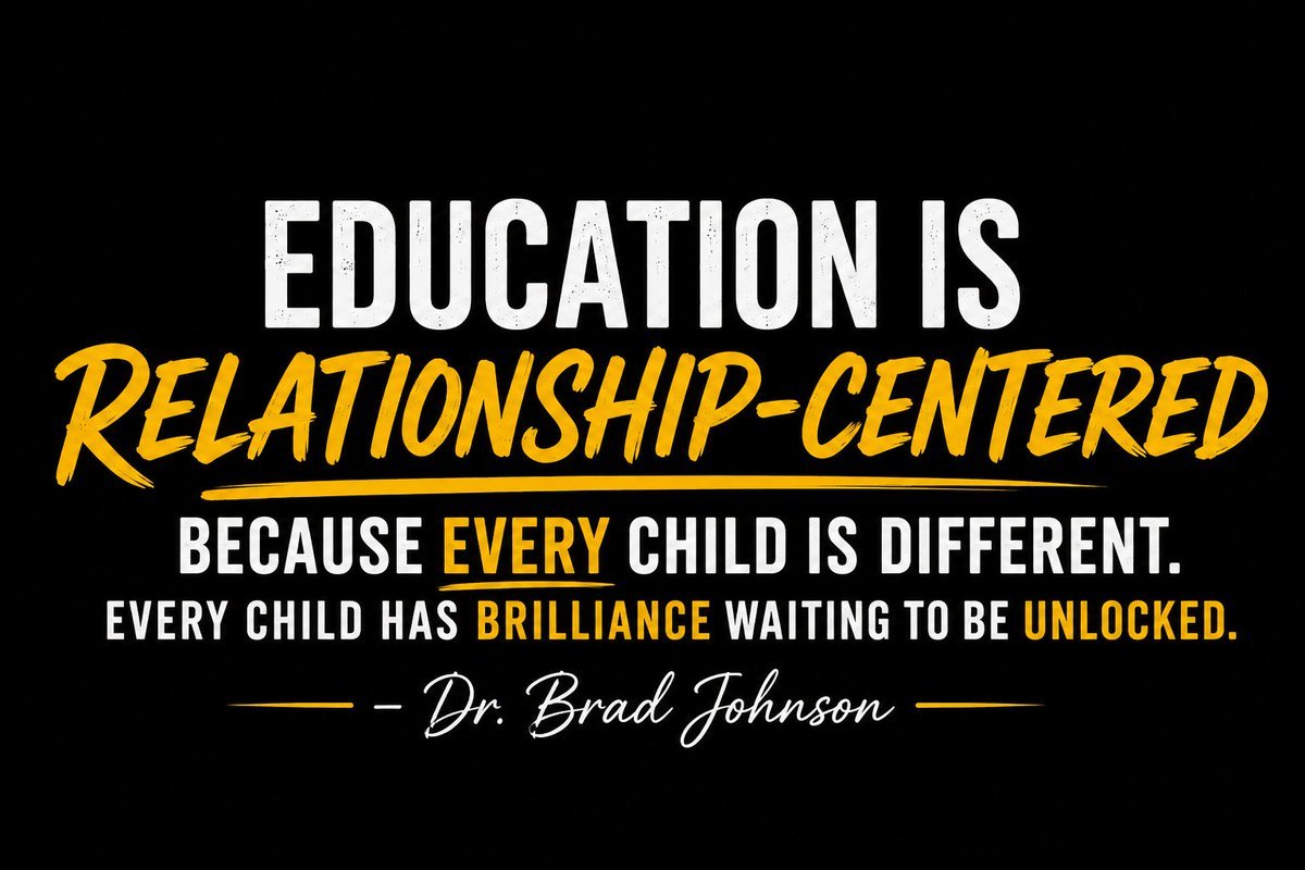 DrBradJohnson's tweet photo. Education is Relationship- Centered https://t.co/5KutQEblHb