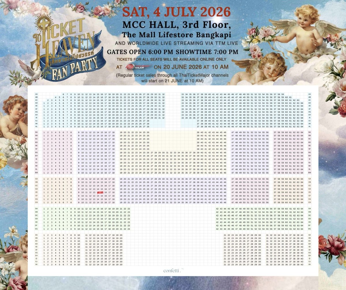 paymillaria's tweet photo. WTS (เพื่อนฝากขาย)

บัตร C2 CE-14 หรือ CE-15 (1 ใบ)

*รอสุ่มเบเน ขอคนเข้าใจ 
ขายใบที่ไม่ได้เบเนนะคะ 🥹

ราคา 3120+700 (ค่ากด) =3,820 บาท
ใครสนใจ dm ได้เลยค่า 

#TicketToHeaven
#GeminiFourth https://t.co/HCRv9Luz4a