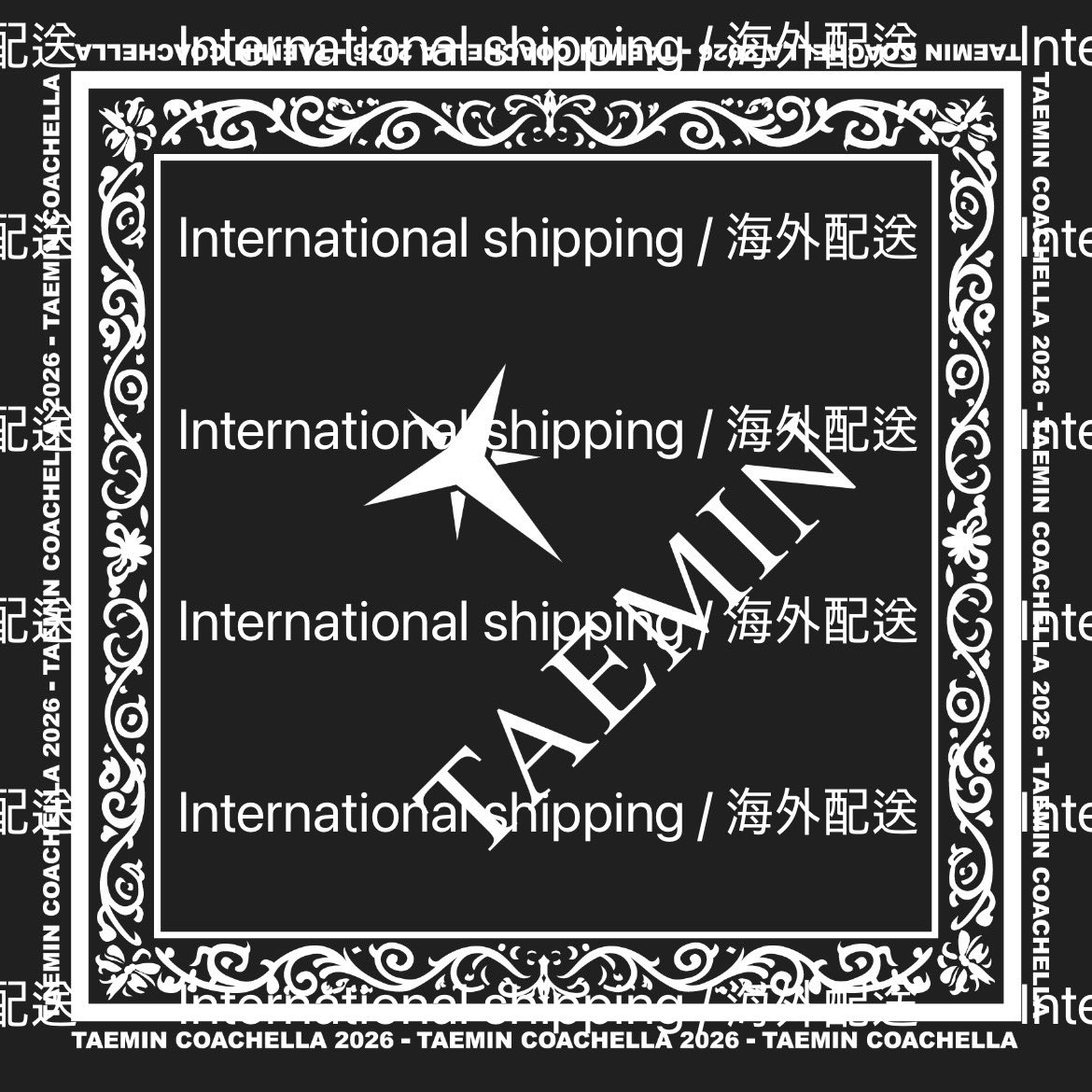 taem_minute's tweet photo. 📍TAEMCHELLA bandana ✈️✈️✈️

• This is the link for international shipping. Thank you for your interest!
• 海外配送購買リンクです。 多くの興味をありがとう！

👇👇👇
https://t.co/LHv0TxpXZp https://t.co/fUNA1D17Vm
