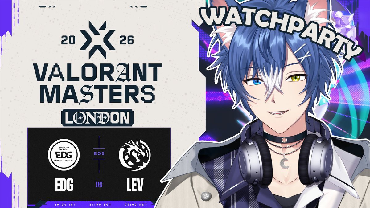 AoiCrescent's tweet photo. ❗ไลฟ์บน twitch
วันนี้ BO5 อยู่กันยาวๆ

(EDG vs LEV) VALORANT Masters London - Lower Finals ดูแข่งกัน #VALORANTMasters #MastersCostream

🕗20:00(GMT+7)

🦊🌙⬇️
https://t.co/L0oqI3MXRA

#AoiC_live https://t.co/iidH5eAbO0