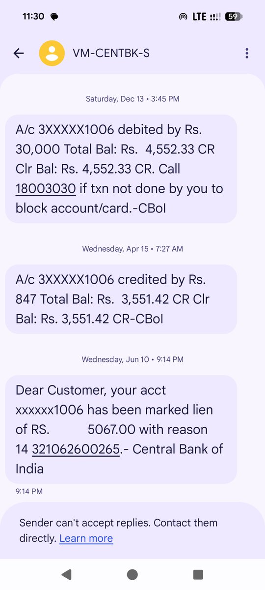 Rahul4772's tweet photo. @centralbank_in 
Amount blocked by bank 
Kindly unblock my amount running out of money pls https://t.co/IRuDF3Oi0V
