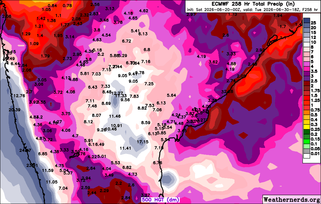 Hydrainwarnings's tweet photo. ECM-IFS &amp; GFS Rainfall Accumulation Forecast for next 10 days!, both models predicting massive rains! 👀 https://t.co/0vTe7KQAYn