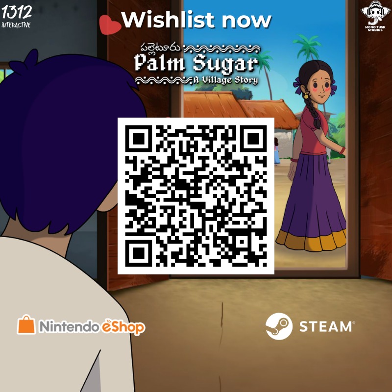 MonoTuskStudios's tweet photo. Palm Sugar will be available in 16 languages!

Scan the QR code on the last slide to Wishlist on Steam.

Exciting announcements (like our release date!) coming very soon, so stay tuned in our discord:
https://t.co/kFu303IegN

#palmsugar #indiegaming #gamingreel #pixelart #gaming https://t.co/3EyWTnluea