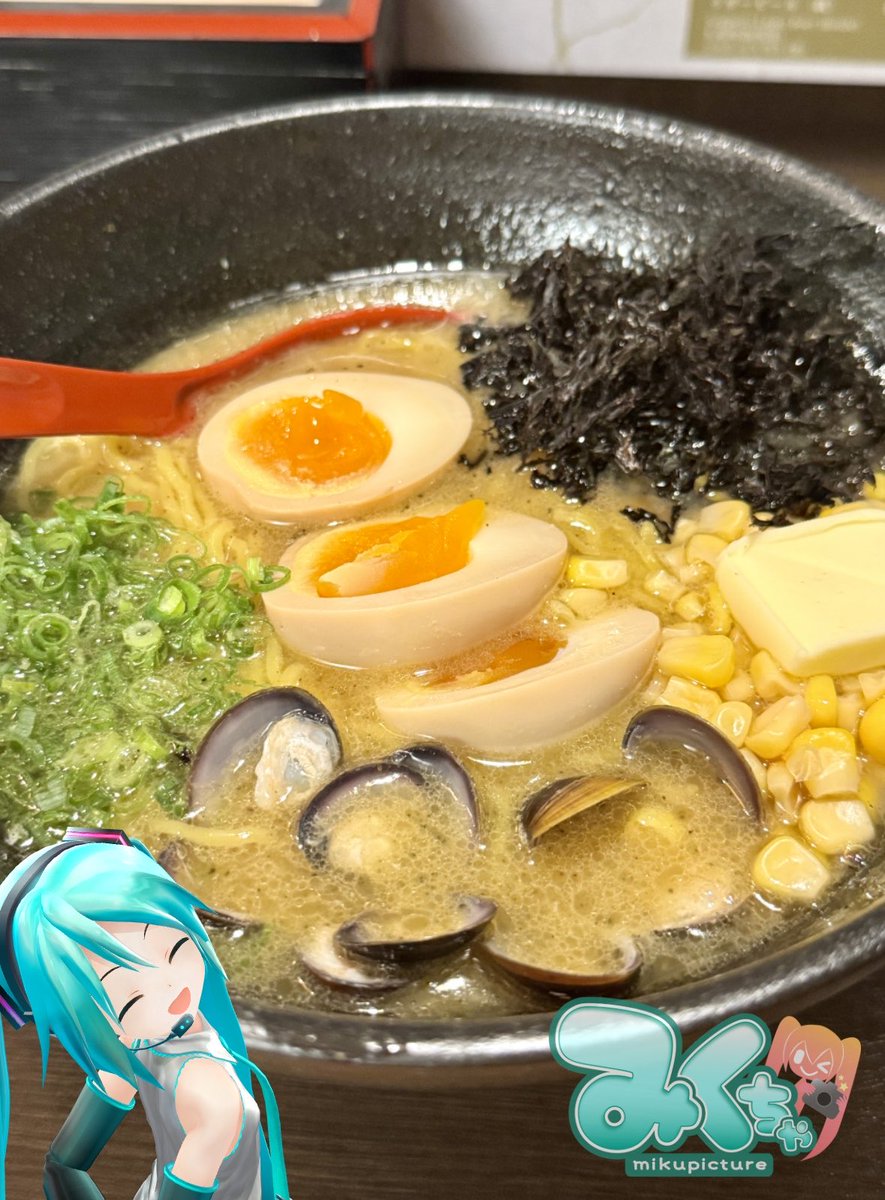 orafff's tweet photo. こっさりしじみ味噌ラーメン #みくちゃ https://t.co/lRUpx8J0Up