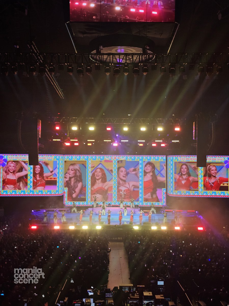 manilaconcerts's tweet photo. BINI opened their Signals World Tour with “Unang Kilig,” warmly welcoming BLOOMs into a new era.

#BINI_SIGNALS_MANILAD1
#BINI_SIGNALS_WORLDTOUR_2026 https://t.co/OQJZ1bMUQz
