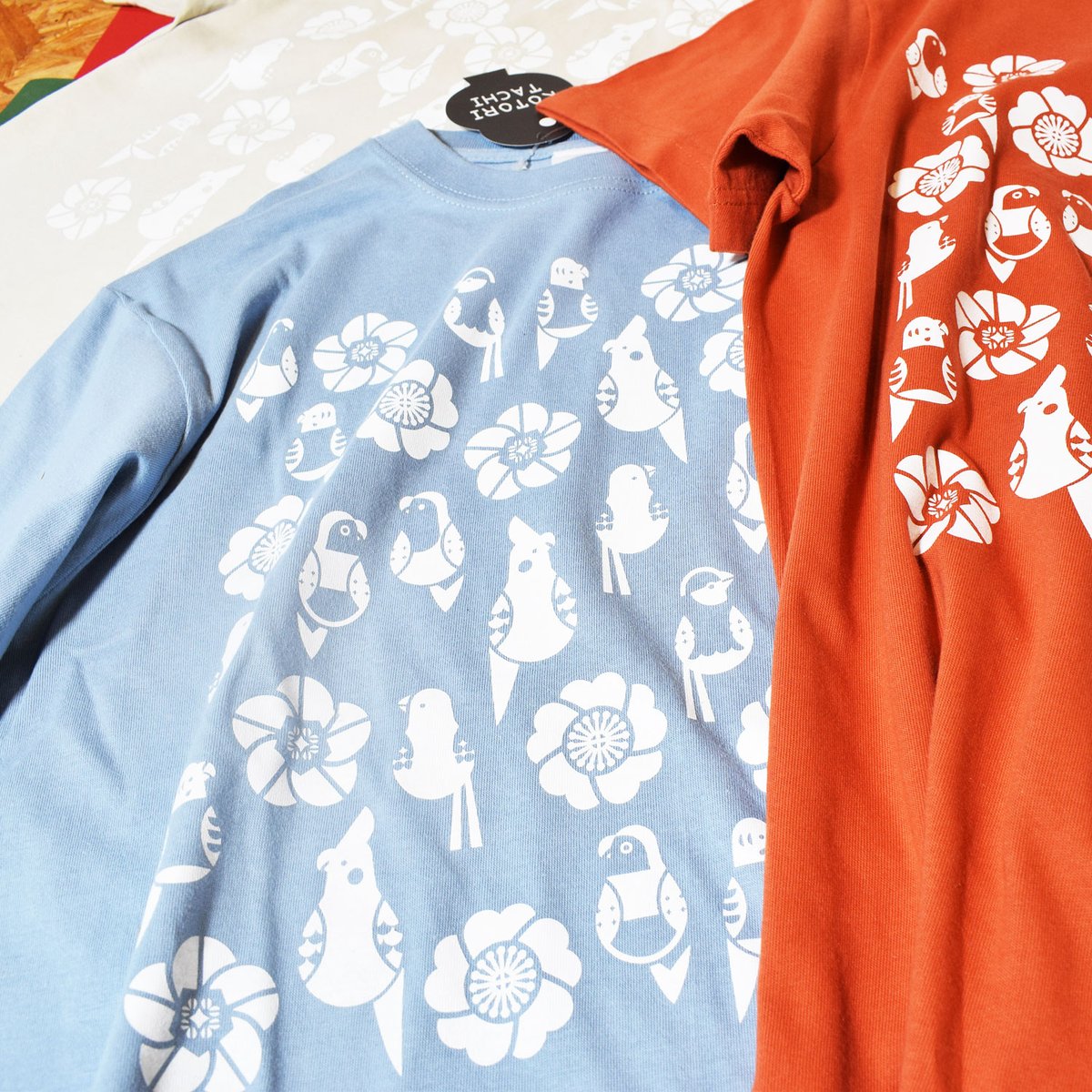 新色2026限定Tシャツ＜花とくつろぐ鳥達＞】限定Tシャツに追加色ヘイ