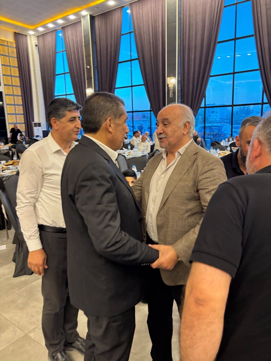 AtillaMenderes's tweet photo. Kızıltepe eşraflarından ve İşadamı Dayıoğlu Mehmet Salih KAHRAMAN’IN Kıymetli evladı Halil’in Düğün merasimine katılıp mutluluklarına ailece iştirak ettik

Genç çiftimize ömür boyu mutluluklar diliyoruz https://t.co/281xdLDC02