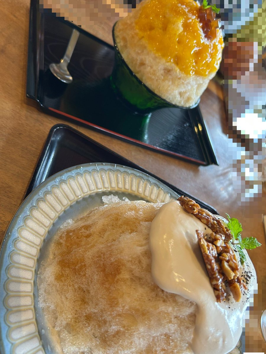 you10_0809's tweet photo. 友人と共にふわふわのかき氷や美味しいご飯行ってきました🍧
色んなおいしいとこ知ってて感謝…！ https://t.co/66KoI3RIbx