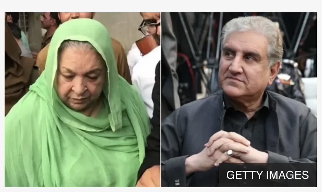 ajmaljami's tweet photo. لاہور کی انسدادِ دہشت گردی عدالت نے نو مئی کے ایک  کیس میں پی ٹی آئی رہنما اعجاز چوہدری، سابق گورنر پنجاب عمر سرفراز،  یاسمین راشد اور میاں محمود الرشید کو 10 سال قید کی سزا سنا دی ہے۔ 
(شاہ محمود قریشی کو اس کیس سے بری کر دیا گیا ہے۔) https://t.co/N9VsuoMpOK