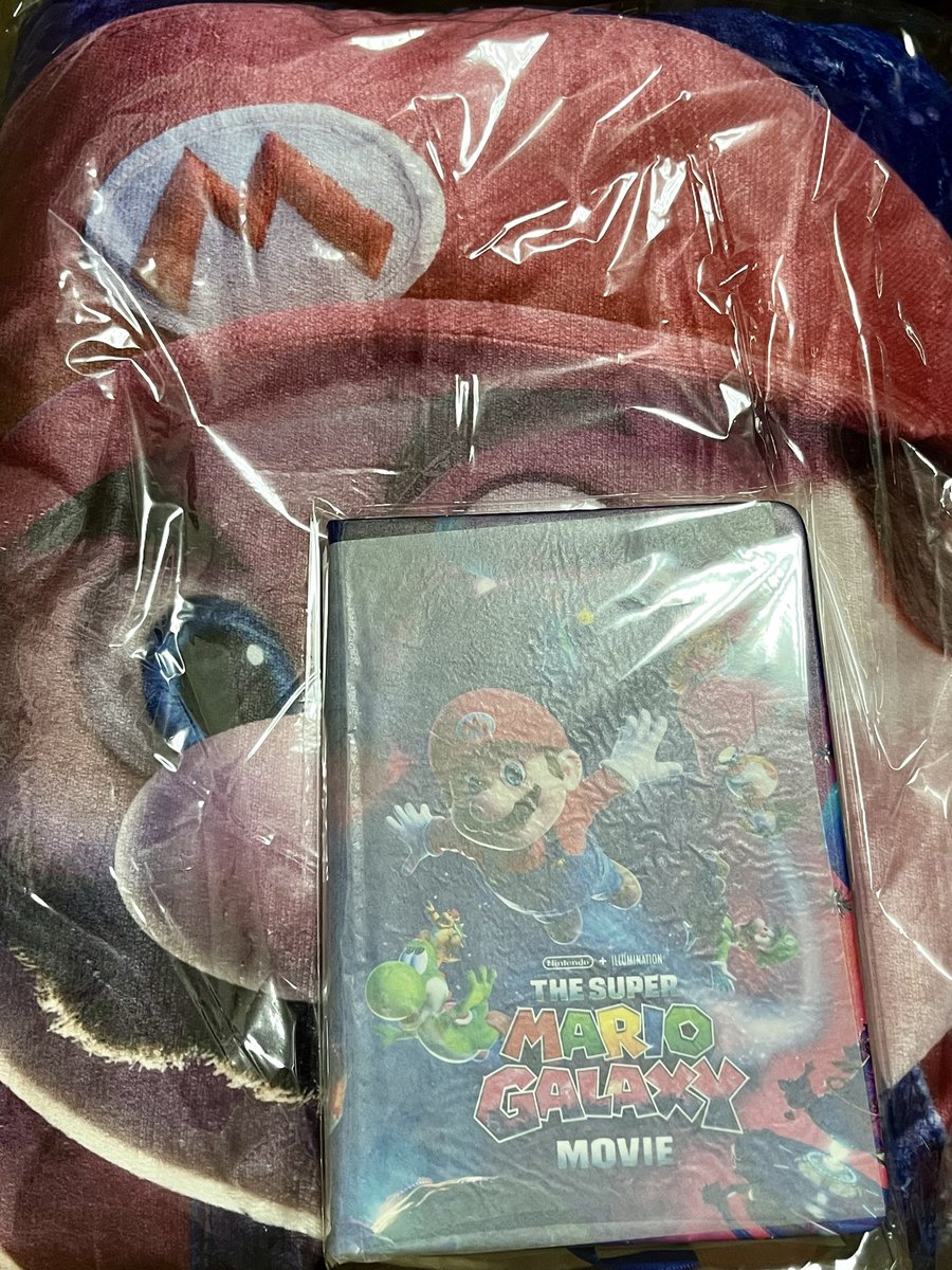 映画スーパーマリオギャラクシー クイズキャンペーンでブランケットと
