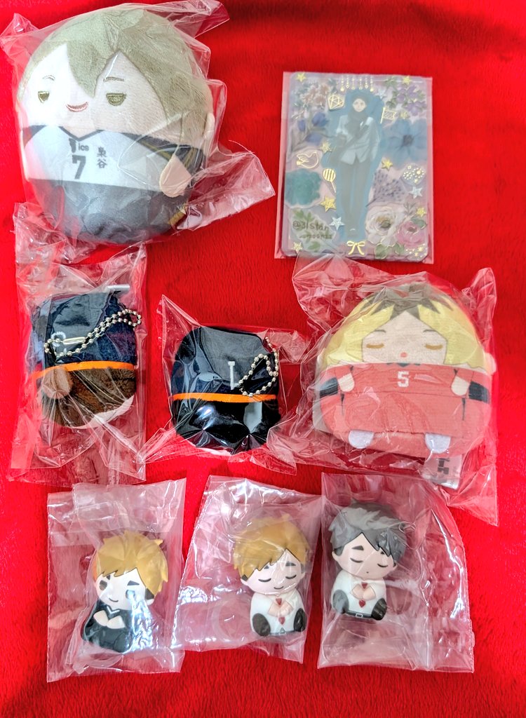 31star__moon22's tweet photo. ハイキュー ぬいくじ ふわコロりん もちもちマスコット ミニ 指の上のラバースタンド ちょこりんマスコット ジロリたわらっこ

譲→木葉 孤爪 澤村 東峰
求→赤葦 木兎 月島 菅原 北（画像2枚目）or 〜定価+送料

都内お手渡し>郵送 https://t.co/AbH066GXzS