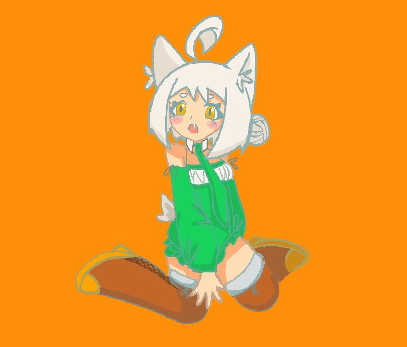 Soi_Winya's tweet photo. I have been practicing digital art with my oc🫡 She is originally a mouflon but i gave her cat ears this time!
#oc https://t.co/yZko0YXtOu