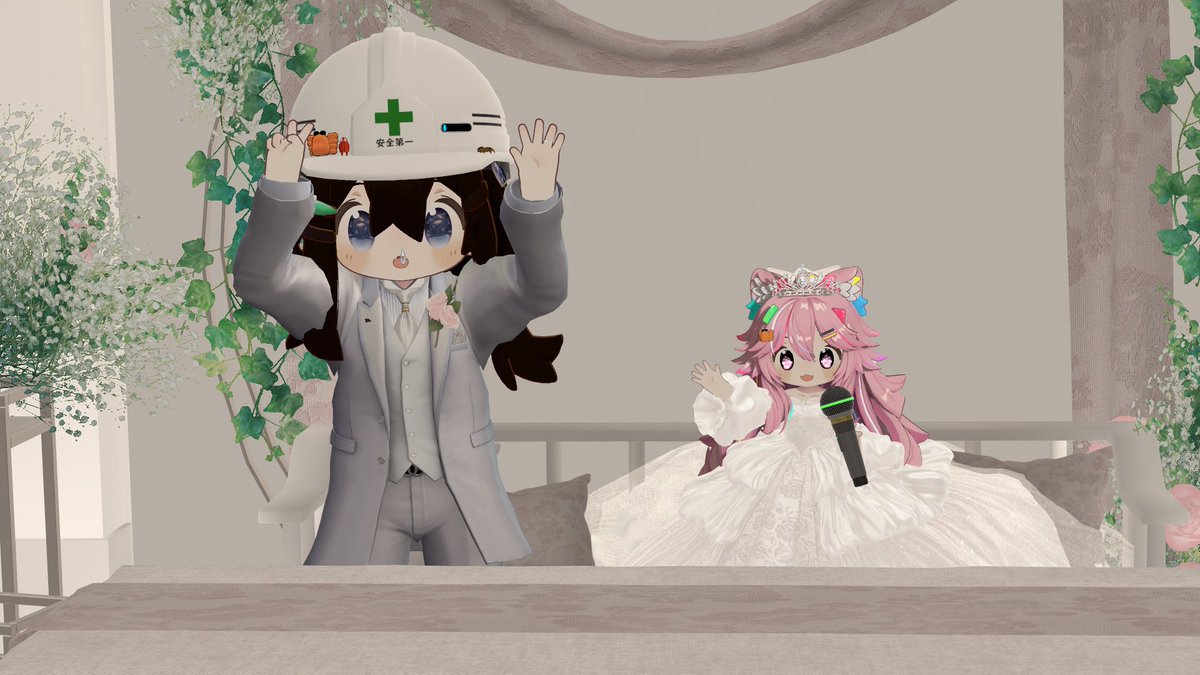 ranto812_VRC's tweet photo. フレンドの結婚式に行きました～
VRCで結婚式ってのもいいのかも？ https://t.co/JibtYLleOs