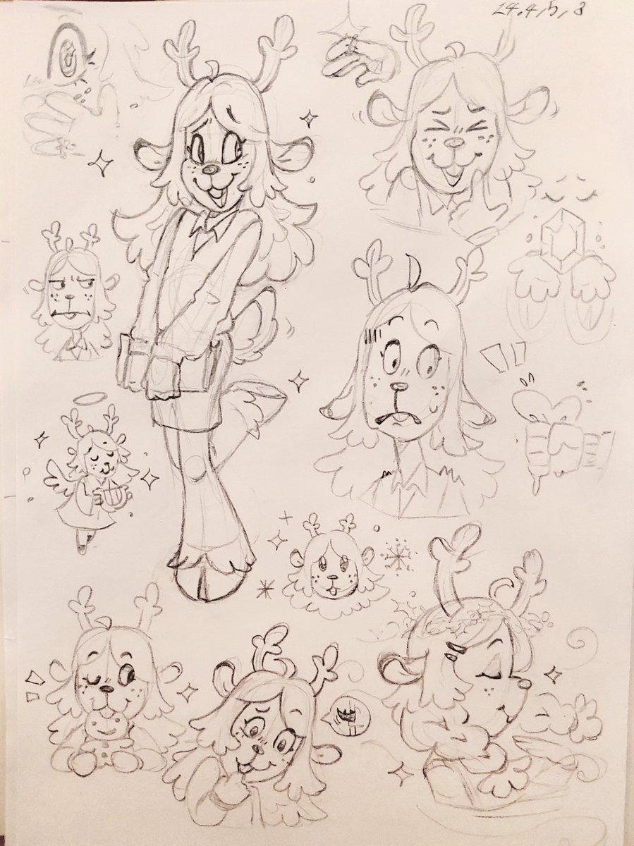 01_ReihanehDraw's tweet photo. more noelle doodles!!🤲💖💚
#deltarune #deltarunefanart https://t.co/SJ5mqH0XbZ