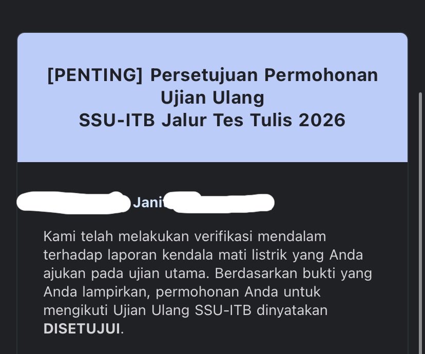 jani ❦ LOLOS UI 2026 tweet media