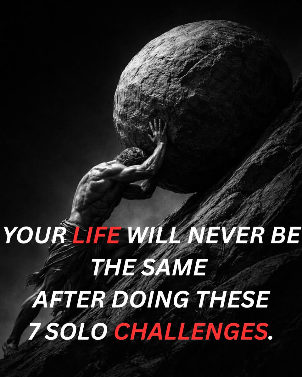 The_Truepath's tweet photo. Want to Level Up ⬆️Your Life? 

Start With These 7 Solo Challenges https://t.co/9DHkuAahwr