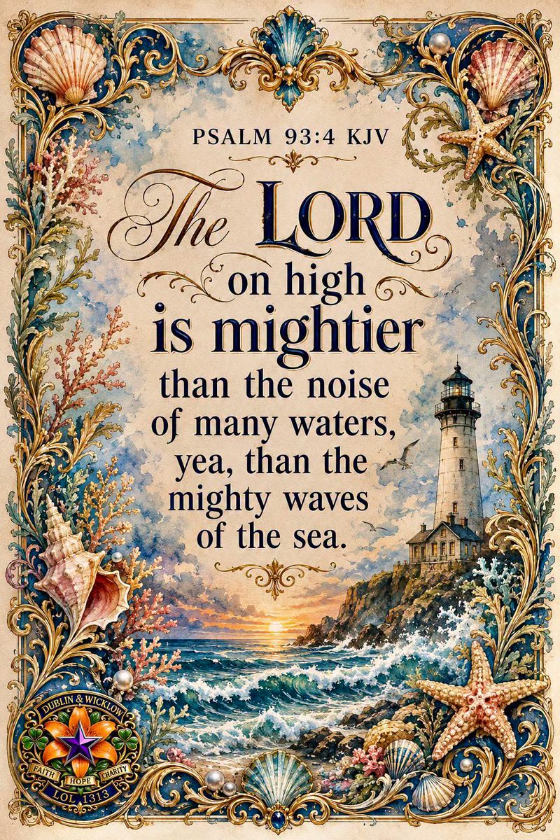 Cairnlodge1's tweet photo. #VerseOfTheDay 📖

#Psalms 93:4 📜
“The LORD on high is mightier than the noise of many waters, yea, than the mighty waves of the sea.” 👑

#KingJamesVersion #KJV #AuthorisedVersion #AV https://t.co/YCOA16EOnH
