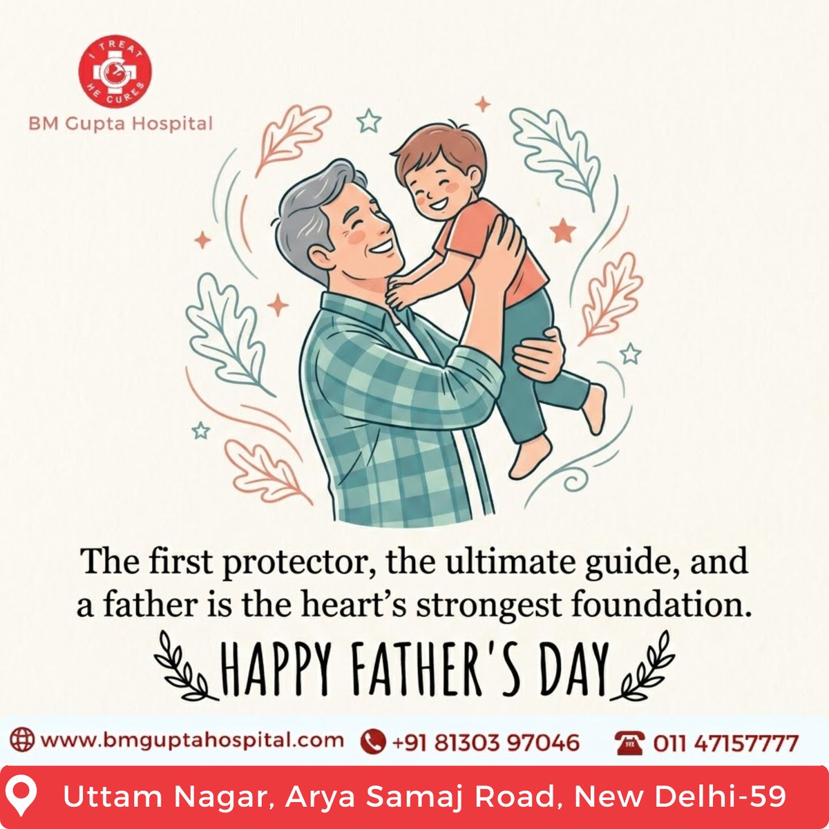 BMGupta34315927's tweet photo. Happy Father’s Day | Celebrating Our First Hero and Lifelong Guide
A father is our first protector, strongest supporter, and lifelong guide. His love, sacrifices, and unwavering presence build the foundation of our lives and inspire us to become our best selves. https://t.co/pif6k2hC4c