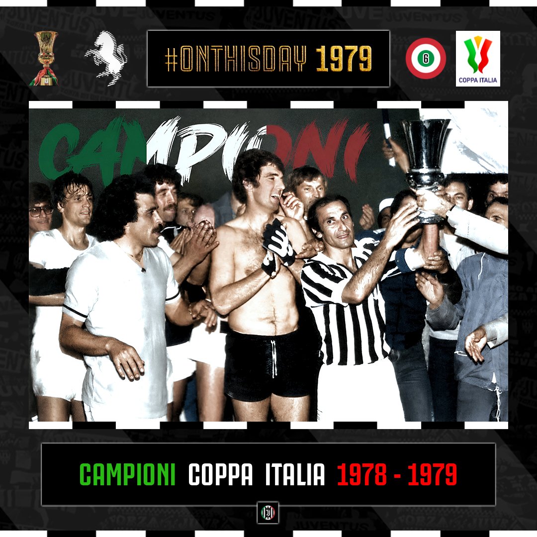 aboutjclub_'s tweet photo. #OnThisDay 1979 🏁 Sul neutro dello Stadio "San Paolo" di Napoli la #Juventus di Trapattoni vince 2-1 d.t.s. vs il Palermo (#Brio e #Causio) nella Finale della #CoppaItalia 1978/1979 e conquista la 6ª Coppa della Storia. 🏁🏆🥇🇮🇹 #FinoAllaFine #ForzaJuve https://t.co/drWtMerbNp