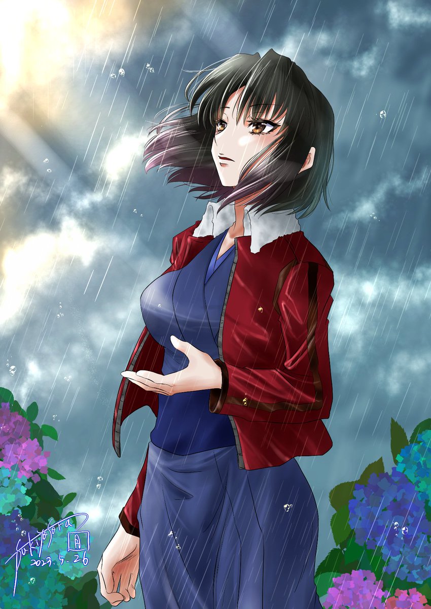 sorano_tsukiyo's tweet photo. ずっと雨、梅雨だなぁ☂️ https://t.co/S31clQyVsx