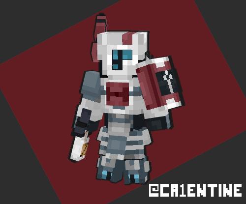 Ca1entine's tweet photo. Minecraft X Warhammer 40k 
T'au Fire Warrior

#warhammer40k #Minecraft #figura #Pixelart #warhammer https://t.co/Z9dkYMasC2