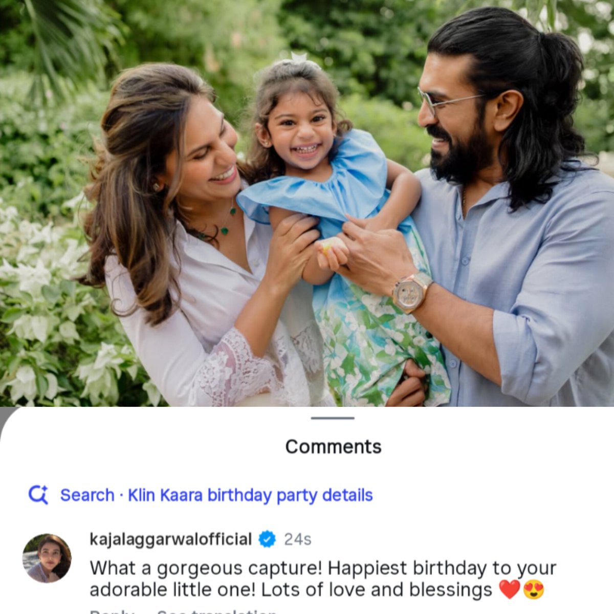 CherryGalll_'s tweet photo. Pinni @MsKajalAggarwal wishes to #KlinKaara 😭❤️❤️❤️❤️❤️ https://t.co/swqSGRZV0x