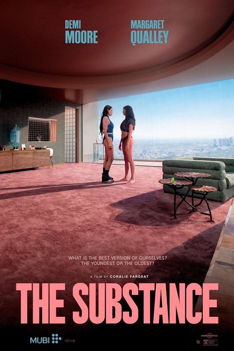 evertowonder's tweet photo. FILM GILAAAAA

ceritanya tentang seorang aktris tua yg ingin tetap muda dan cantik. dia pake obat misterius bernama “The Substance” yg bisa menciptakan versi muda dirinya sendiri. tapi semakin lama, efek sampingnya semakin mengerikan dan kacauuu🤢

film ini satir tajam soal beauty standard, usia, dan industri hiburan. visualnya brutal, body horror-nya extreme, tapi juga ada dark humor yg bikin geleng-geleng kepala. 

rate: 8.5/10

recommended buat yg tahan sama adegan gore & body horror!