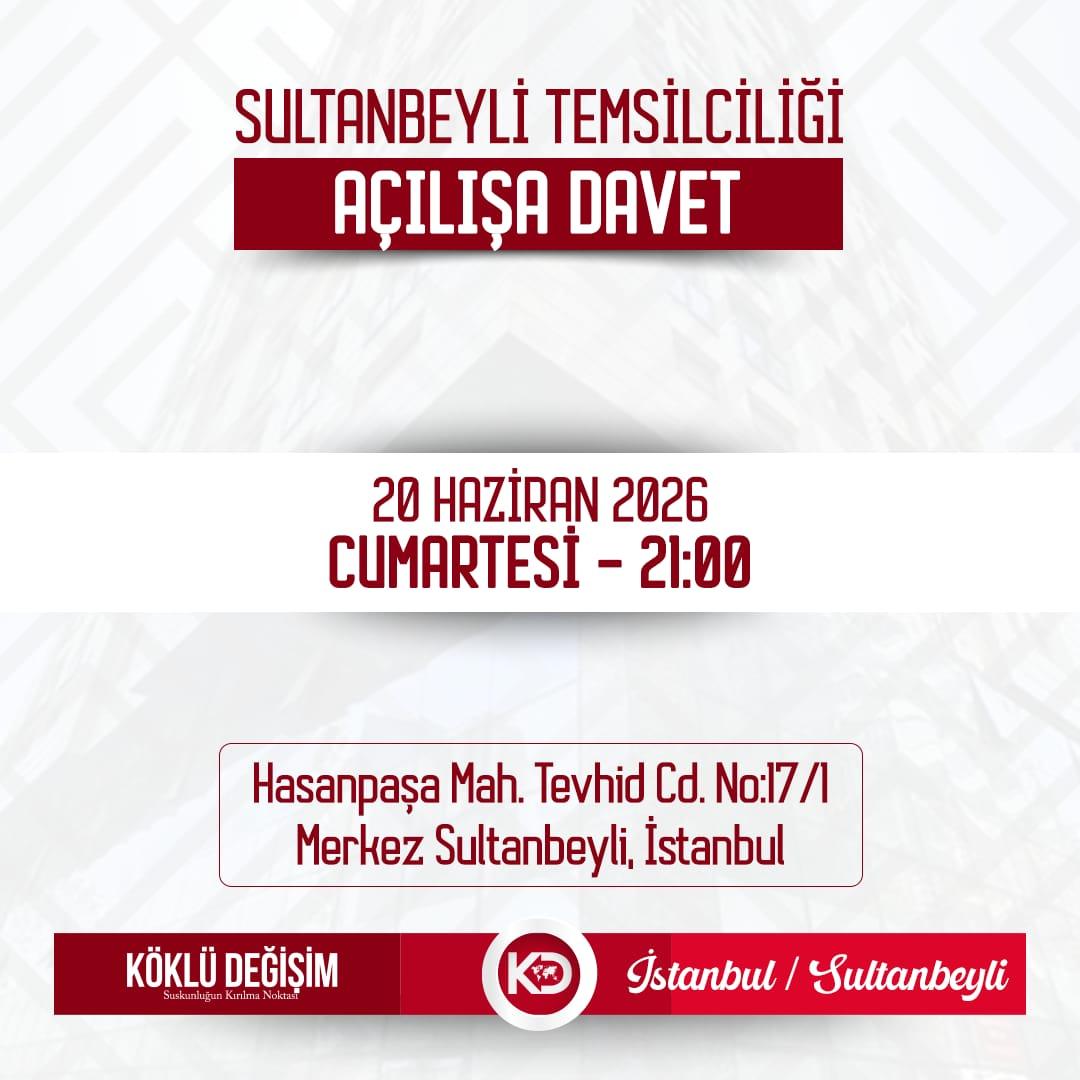 musabayoglu2's tweet photo. Sultanbeyli Temsilciliğimizin açılış programında sizleri de aramızda görmekten onur ve mutluluk duyarız. Tüm halkımız davetlidir. https://t.co/HzGGhUxZwt