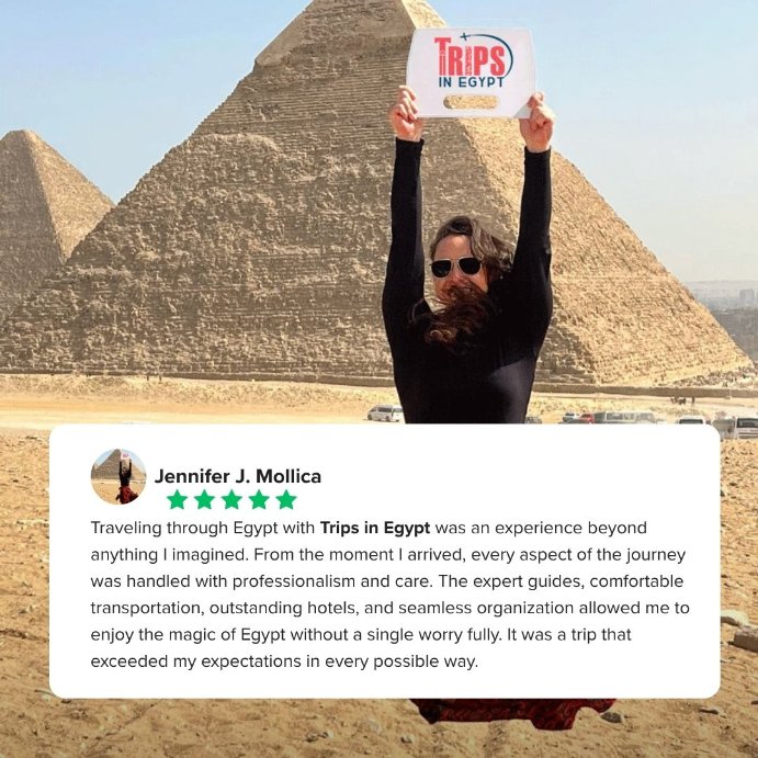 TripsInEgypt1's tweet photo. Another happy traveler, another unforgettable story from Egypt. 🇪🇬✨

From iconic pyramids to seamless service, every detail was designed to create a journey worth remembering. Thank you for trusting Trips in Egypt to be part of your adventure.

Ready to create your own Egypt memories? Your journey starts here.

Contact us
📞operation@tripsinegypt.com
📳+20 10 18028303

#TripsInEgypt #EgyptTravel #VisitEgypt #TravelReview #EgyptVacation #PyramidsOfGiza