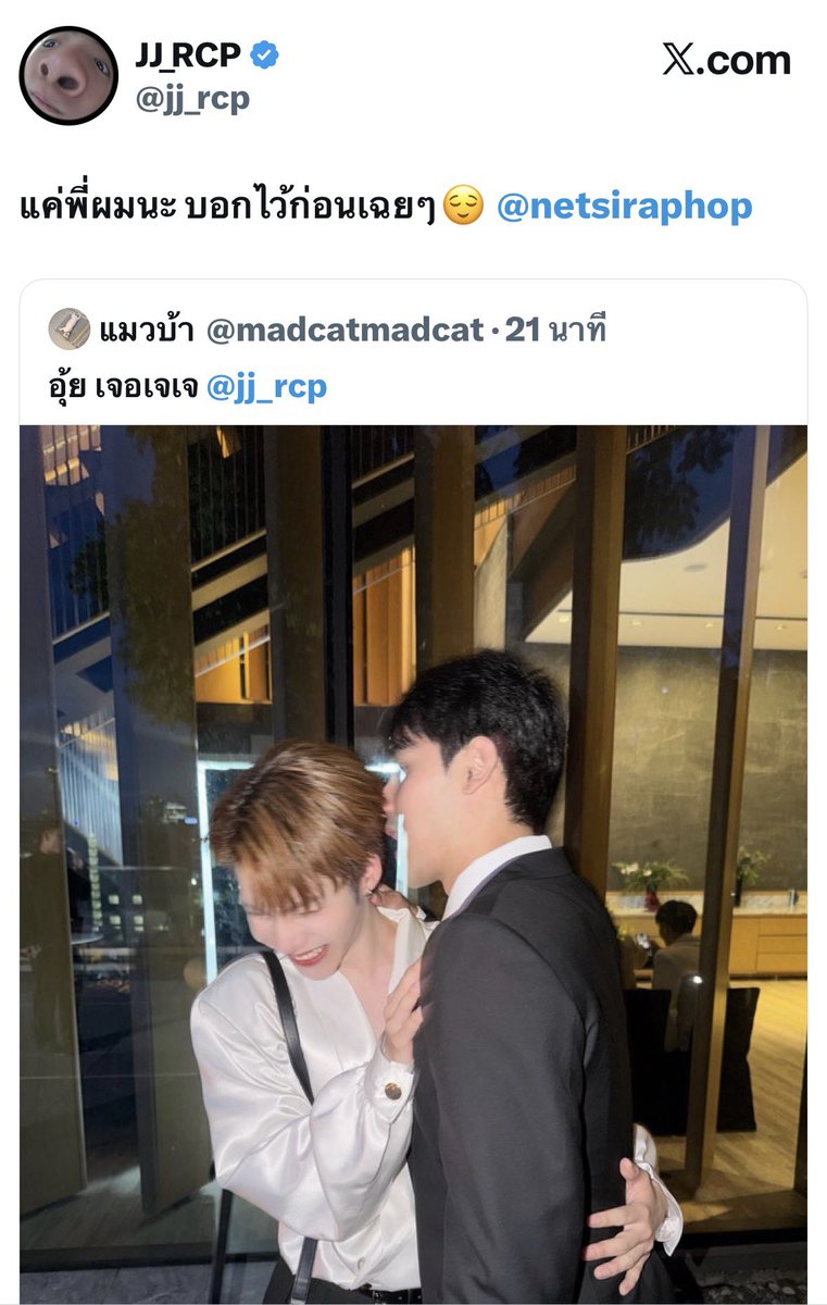 hoppytales's tweet photo. ผมก็ไม่เคยมีใครผมมีแค่พี่เน็ตคนเดียว เจเจโคตรจะชัดเจนในความสัมพันธ์เลยวะ 🫪

#netsiraphop #jj_rcp #NETJJ https://t.co/kpv8v3rPy3