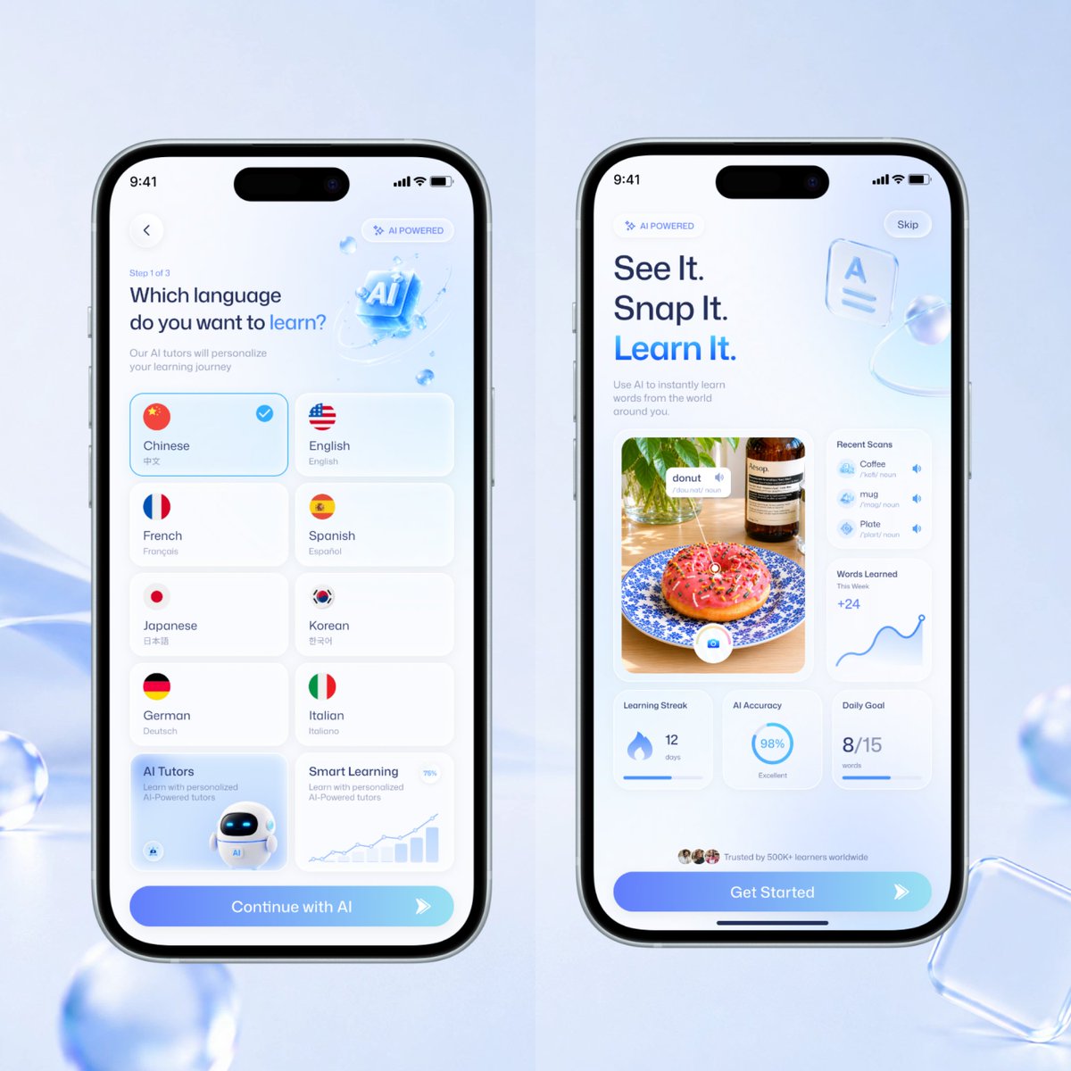 MDSHAKIB7603712's tweet photo. AI Powered Language Learning Experience
Batter View: https://t.co/ZLrdwT7iio
#AILearning #LanguageLearning #EdTech #MobileAppDesign #UIDesign #UXDesign #AppDesign #iOSDesign #Figma #ProductDesign #LearningApp #EducationApp #AIPowered #ModernUI #DesignInspiration https://t.co/ZlDwBSuQLH