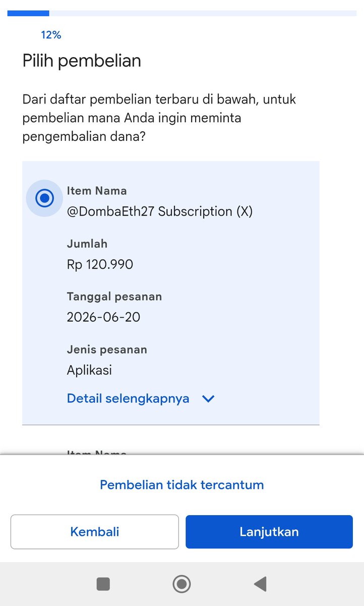 RayDab3's tweet photo. @DombaEth27 @IrulFajarx @grok @X Min saya juga bermasalah,mau refund tapi gk bisa https://t.co/i4VQvRBraB