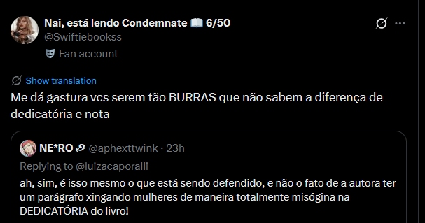 aphexttwink's tweet photo. @luizacaporalli me dá gastura alguém que tem um erro de vírgula grotesco no próprio nome me chamar de burro https://t.co/XUNc8ZWrrK