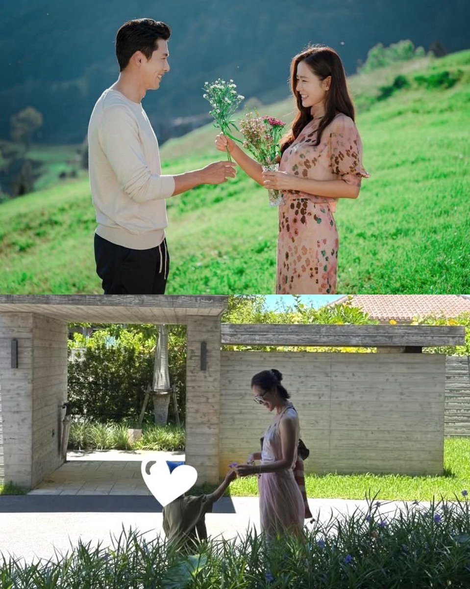 k_dramaindo_'s tweet photo. Remake adegan #CrashLandingOnYou sama adek Woojin 🤭🤭

Dedek Woojin udah ada bakat akting nih kayak mamah papahnya 🥰🥰

Cr: sonyejinpics

#SonYeJin #HyunBin https://t.co/jhLBnXMw3R