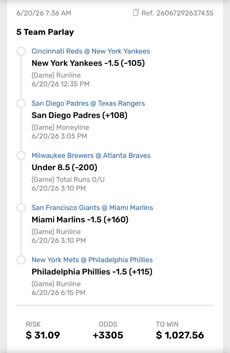 DBC_CEO's tweet photo. Long Shot Parlay ; Let’s Have a Satisfying Saturday …

Take what you like from this … https://t.co/kf0UOMepir