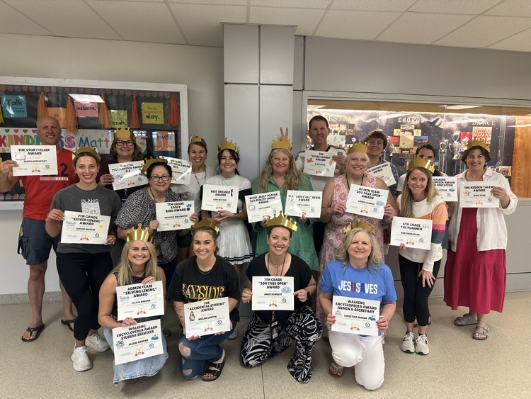SevernaParkMS's tweet photo. Cue the applause! 👏🏆 From PRIDE Awards to the PRIDE Cup (🏆🐾 Bay Retrievers!) to our first-ever Staff Superlatives, we wrapped up the year with lots to celebrate! 💙 #ParkPRIDE #BelongGrowSucceed https://t.co/o3YDKHcoT1