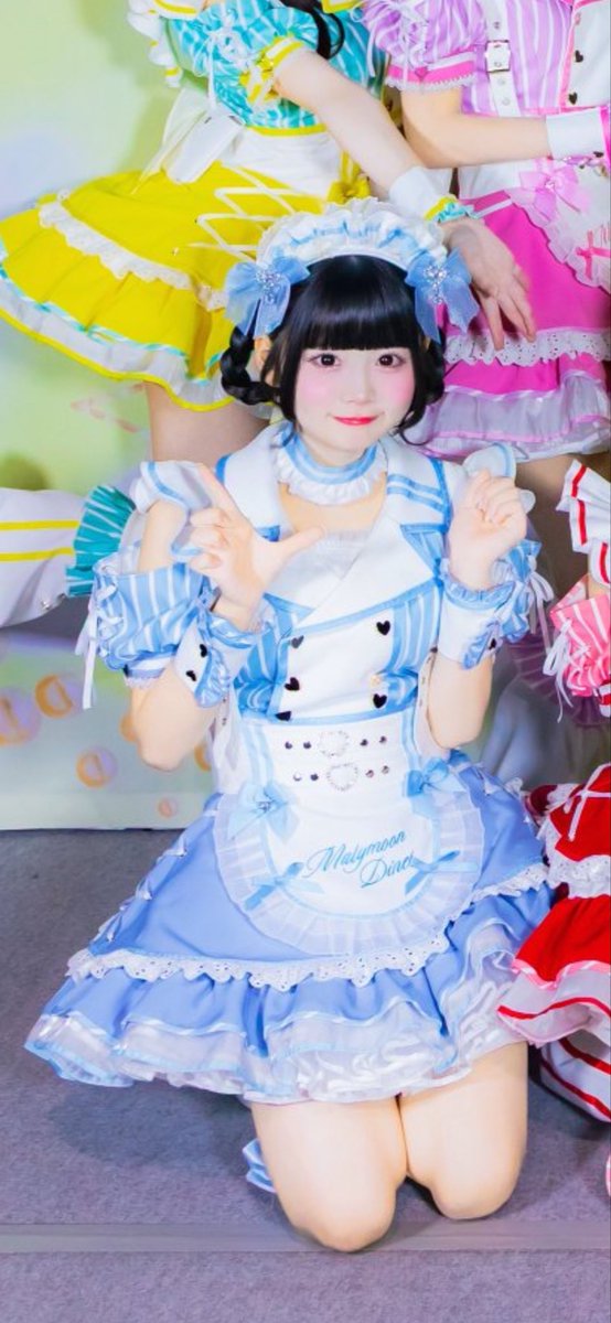 m_amj77's tweet photo. やっぱり可愛い天才🫵🏻🌟‼️
ほんとにどタイプな衣装みにさんのドーナッツヘアも可愛い🍩♡ #みにたんみにきて   #虹羽みに https://t.co/qQPsnTFcBO