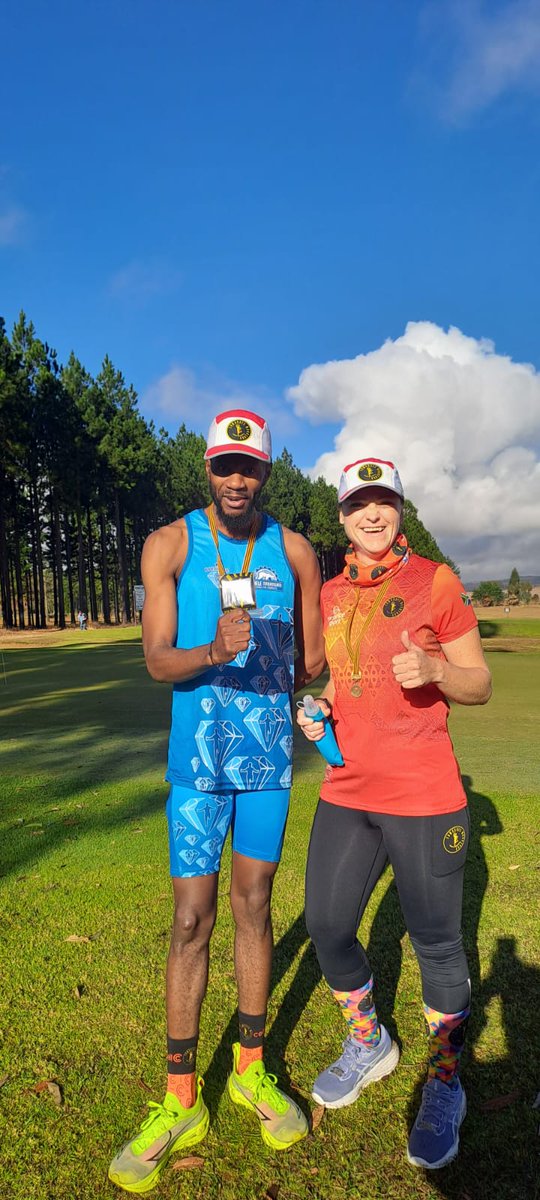 Sam2chat's tweet photo. Returning #Comrades2026 heroes at #vryheidparkrun today #loveparkrun #parkrunsa https://t.co/wELBayvfSP