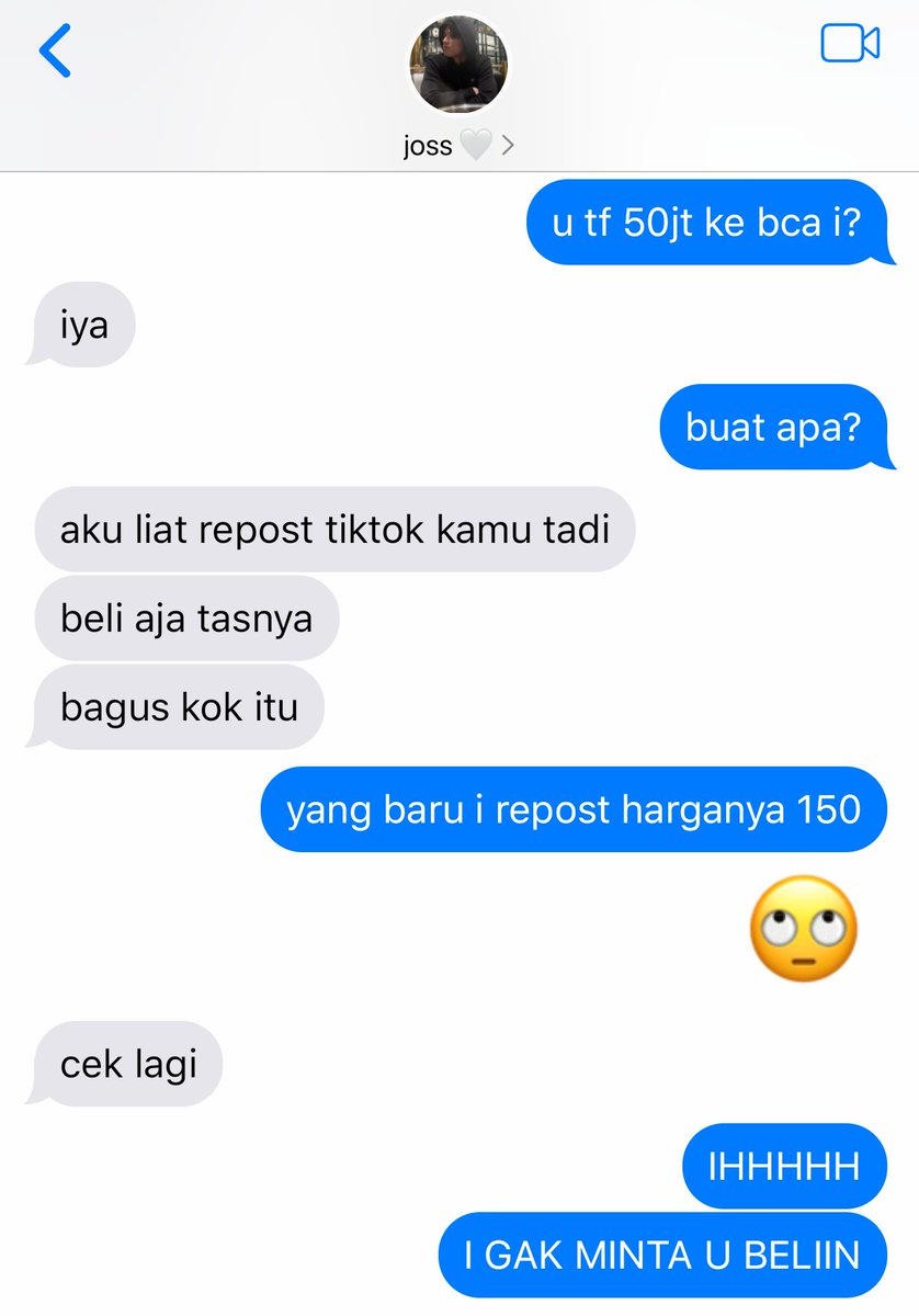 carlymenulis's tweet photo. #jossgawin eight tweets au 

daily chat pp (pasangan putus) — from 'mr. wayar and mr. caskey' universe https://t.co/w8XAdA7QrZ
