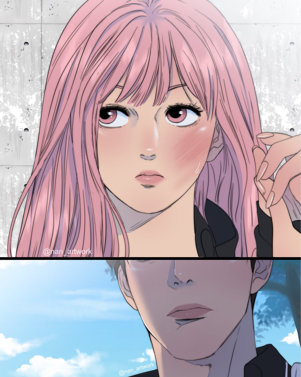nan_artwork's tweet photo. (1/2) Lately I've been craving something a little lighter, but still very in character.
And I started wondering...what would happen if someone messed with MC during their high school days? How Caleb would react to that?

Read full 12 pages : https://t.co/becdJh8fQ5 https://t.co/5MoChV3Kgg